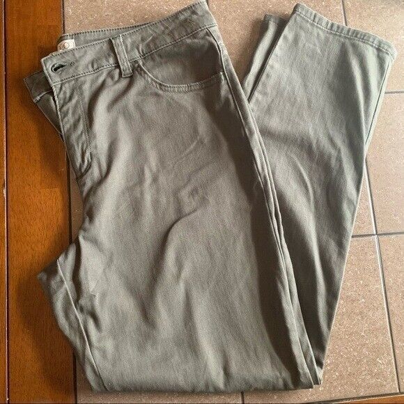 LOGO Gray Straight Leg Pants - Womens 12 - Picture 6 of 8